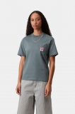 Carhartt S/S Pocket Heart T-Shirt - Cozy Blue / Red Carhartt S/S Pocket Heart T-Shirt - Cozy Blue / Red