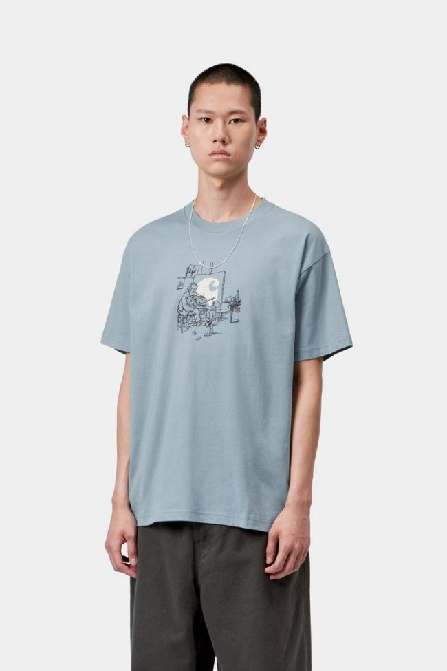 Carhartt S/S Old Painter T-Shirt - Citadel