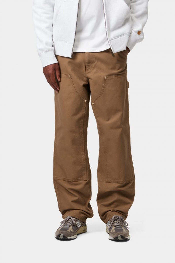 Carhartt Double Knee Pant - Hamilton Brown, Rinsed