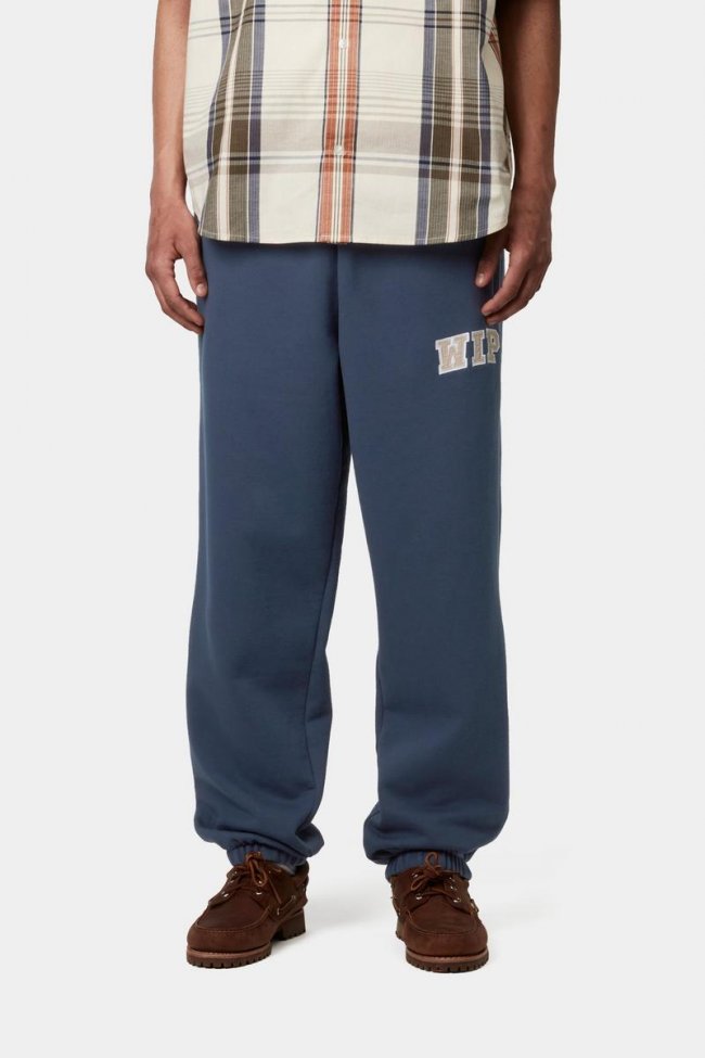 Carhartt WIP Sweat Pant - Dusky Blue, Stone washed