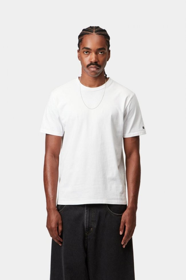 Carhartt S/S Base T-Shirt - White / Black
