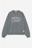 Carhartt WIP III Sweatshirt - Cozy Blue, Heavy stone wash Carhartt WIP III Sweatshirt - Cozy Blue, Heavy stone wash