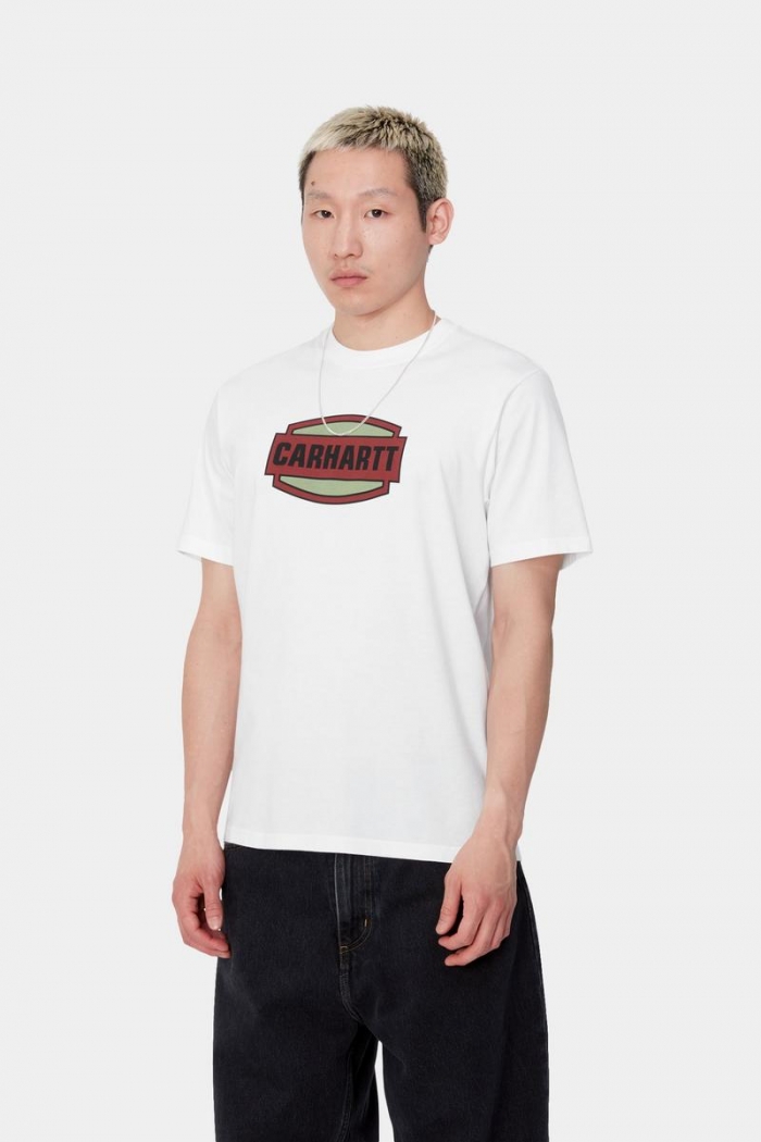 Carhartt S/S Press Script T-Shirt - White