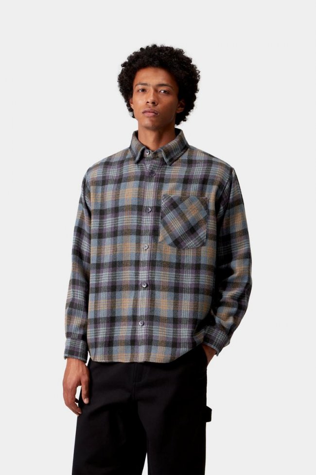 Carhartt L/S Dern Shirt - Dern Check, Lokers