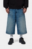 Carhartt OG Double Knee Long Short - Blue, Old used wash Carhartt OG Double Knee Long Short - Blue, Old used wash
