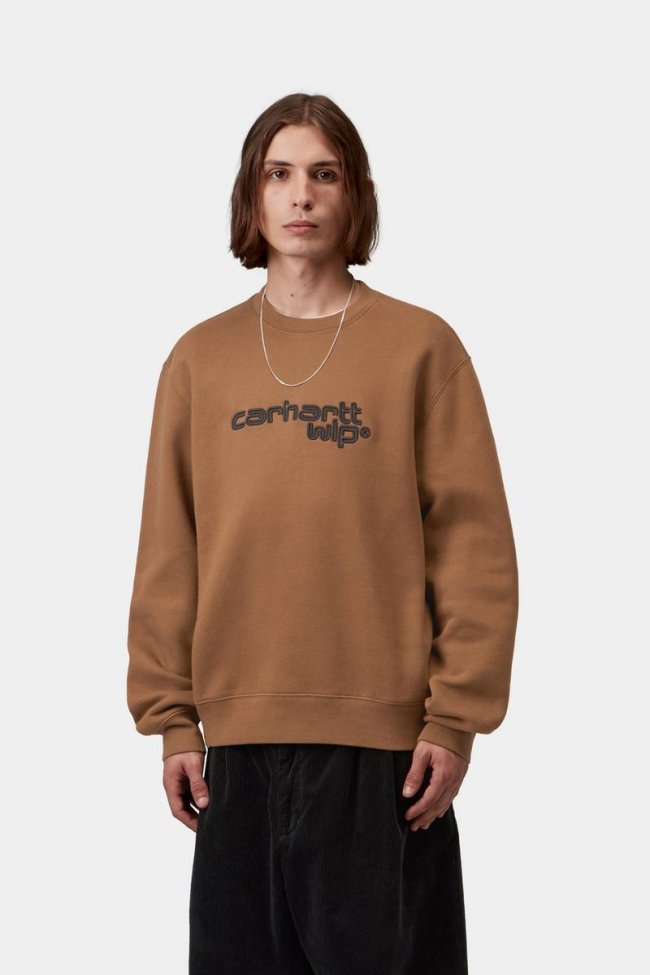 Carhartt Wireless Sweatshirt - WIP H Brown / Black