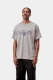 Carhartt S/S Heavy Duty T-Shirt - Grey Heather, Heavy enzyme wash