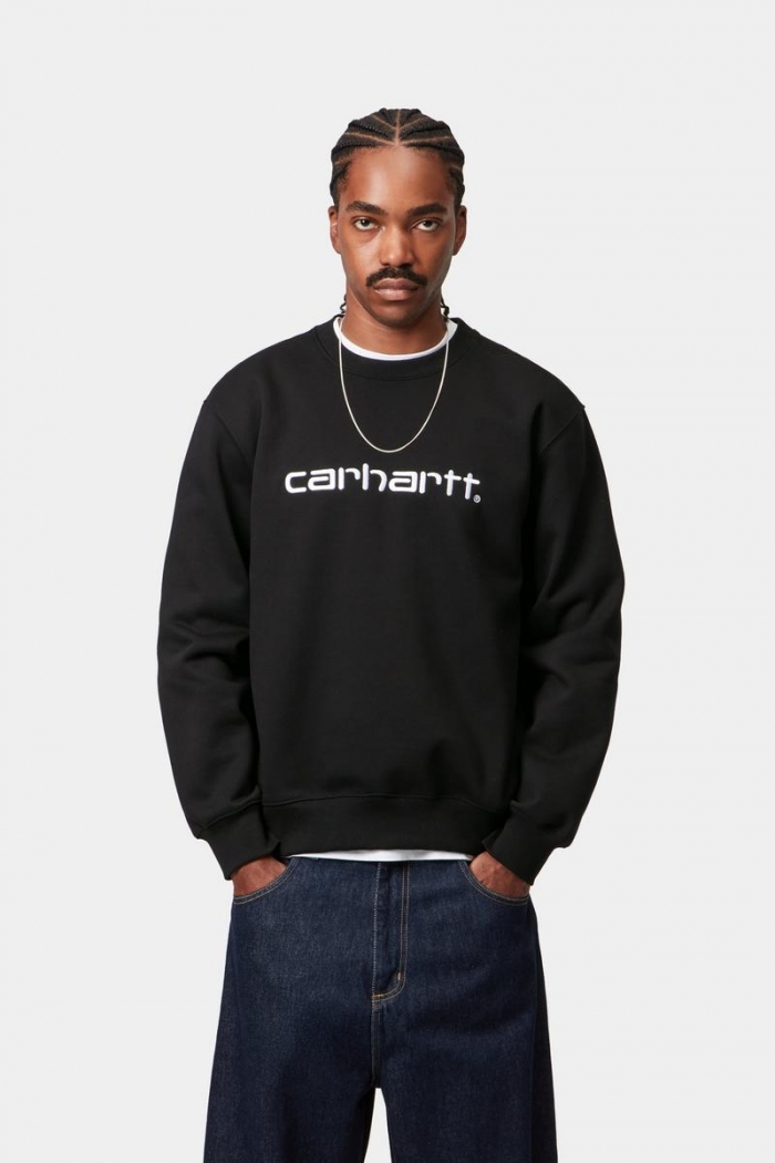 Carhartt Sweatshirt - Black / White