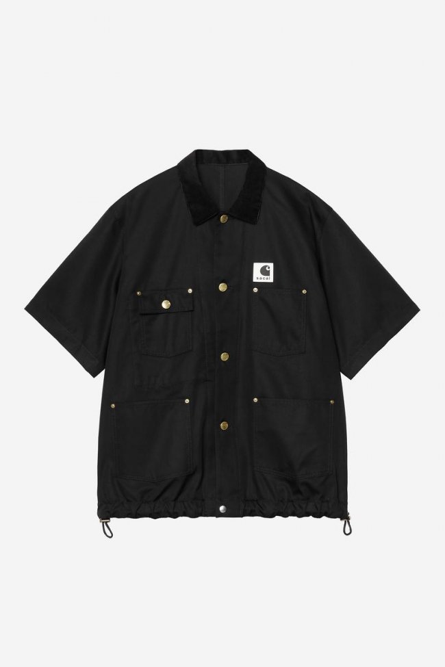 sacai x Carhartt WIP Duck Shirt - Sacai Black sacai x Carhartt WIP Duck Shirt - Sacai Black