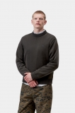 Carhartt Kori Sweater - Black, Garment dyed Carhartt Kori Sweater - Black, Garment dyed