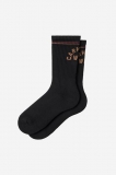 Carhartt Arch Script Socks - Black / WIP H Brown Carhartt Arch Script Socks - Black / WIP H Brown