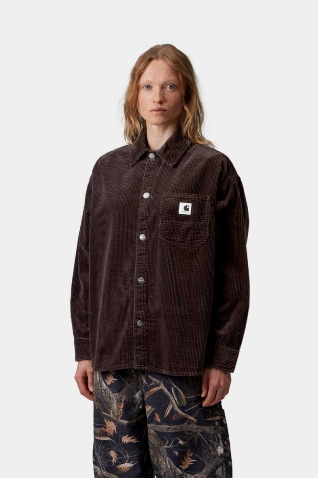 Carhartt L/S Bekka Shirt - Palisander, Rinsed Carhartt L/S Bekka Shirt - Palisander, Rinsed