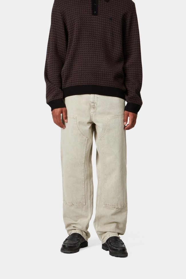 Carhartt Double Knee Pant - Opuntia, Chalk wash