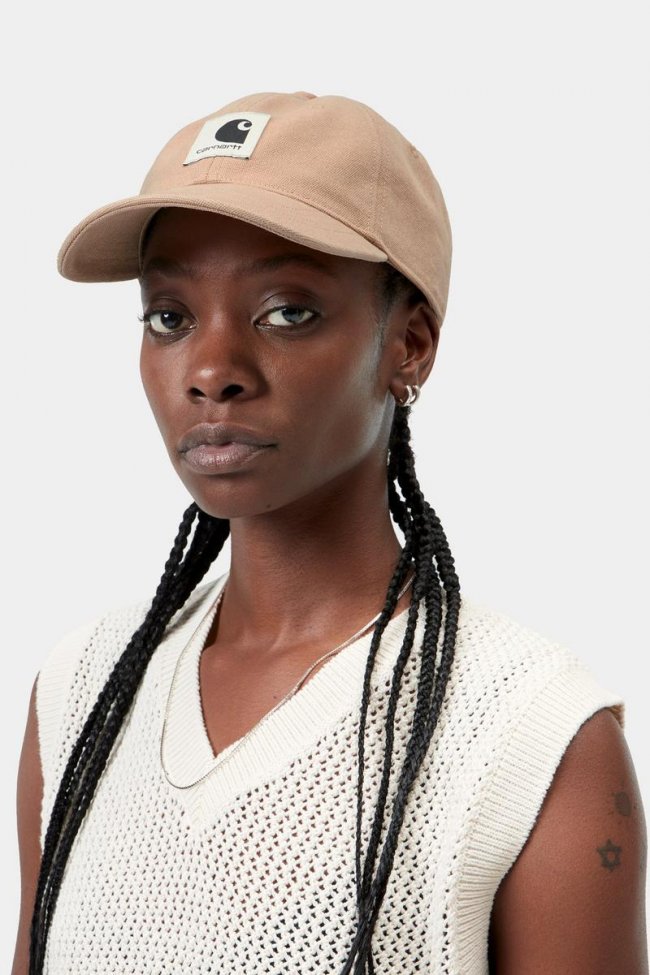 Carhartt Canvas Cap - Dusty H Brown, Stone washed