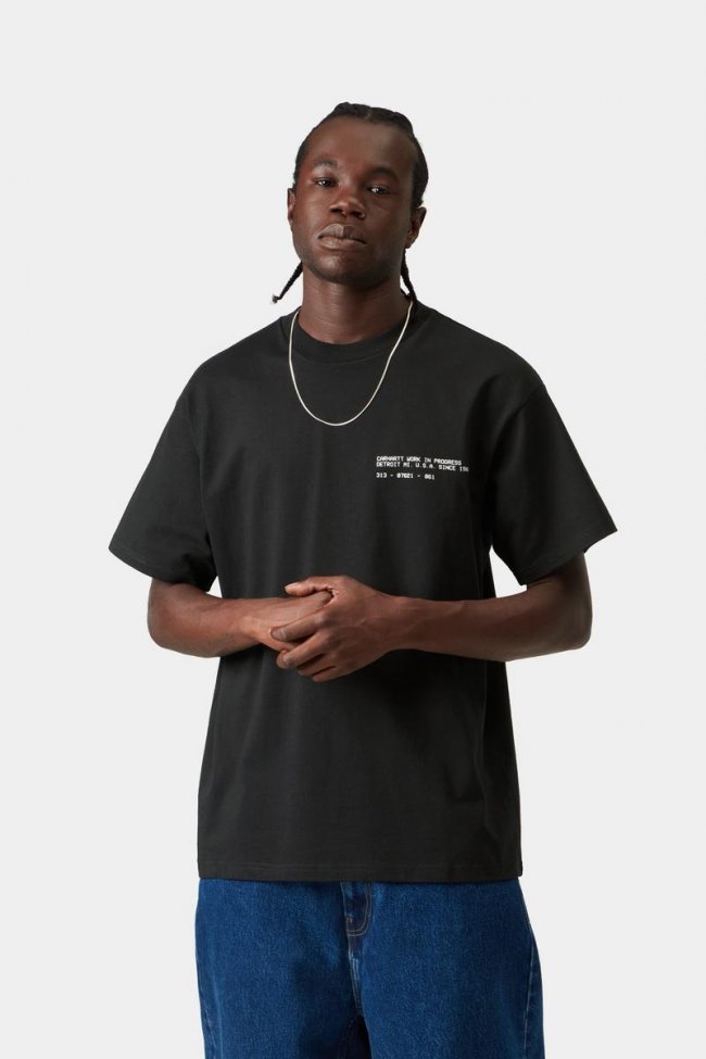 Carhartt S/S Feather Progress T-Shirt - Black