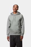 Carhartt Hooded Chase Sweatshirt - Grey Heather / Gold
