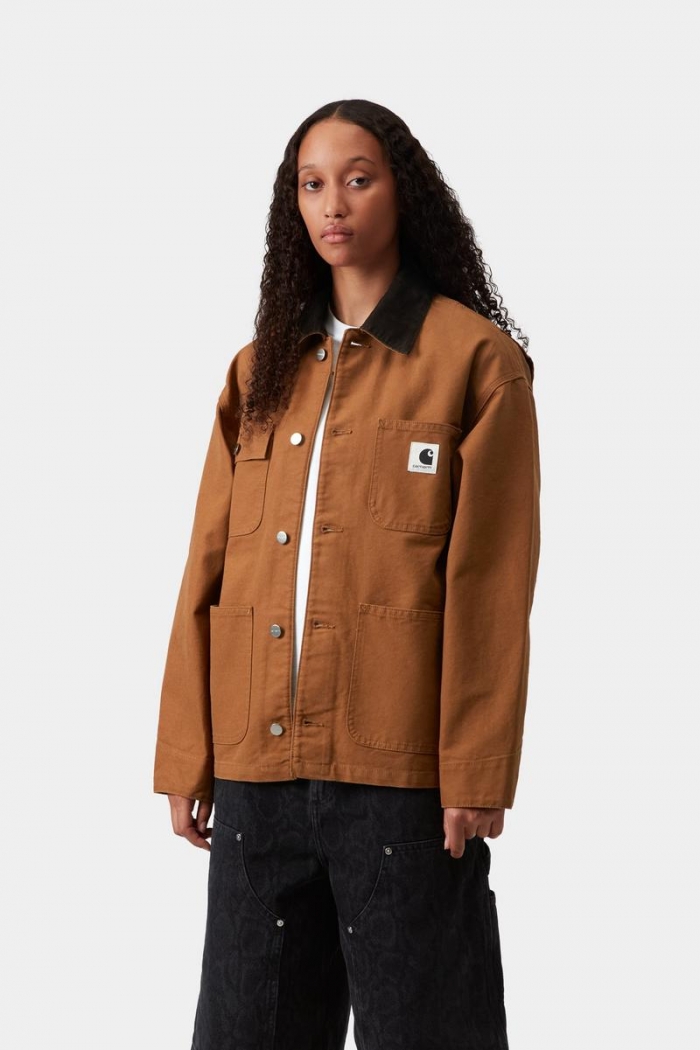 Carhartt OG Michigan Coat (Summer) - Hamilton Brown / Tobacco, Rinsed