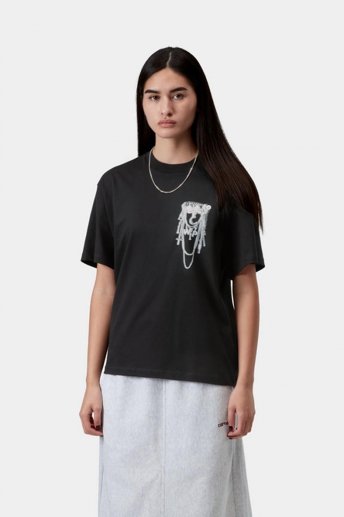 Carhartt S/S Inverted Charm T-Shirt - Black