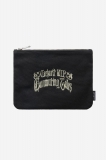 Carhartt Canvas Graphic Zip Wallet - Commuting Tales Embroidery, Black Carhartt Canvas Graphic Zip Wallet - Commuting Tales Embroidery, Black