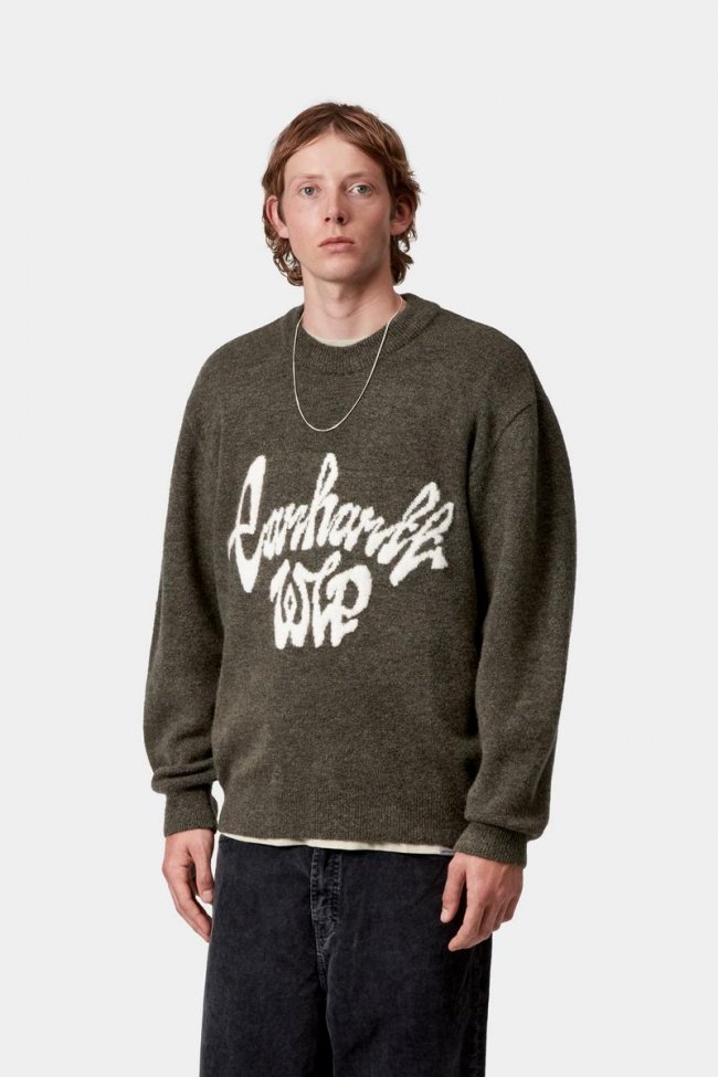 Carhartt Chedda Sweater - Opuntia / Natural