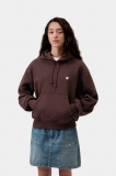 Carhartt Hooded Casey Sweatshirt - Palisander / Silver
