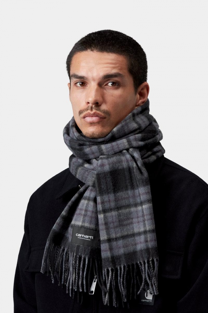 Carhartt Parson Scarf - Parson Check, Shady Purple