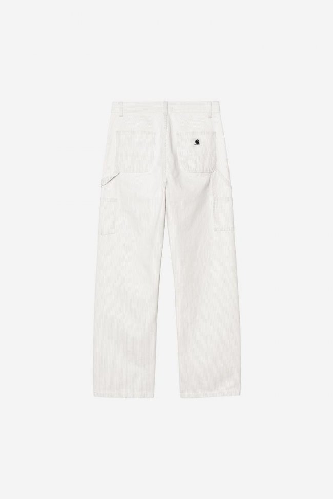 Carhartt Mercer Pant - Mercer Stripe, Graphite / Wax, Bleached