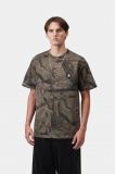 Carhartt S/S Feather Tree T-Shirt - Camo Feather Tree, Khaki / Shungite, Garment dyed Carhartt S/S Feather Tree T-Shirt - Camo Feather Tree, Khaki / Shungite, Garment dyed