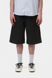 Carhartt Brader Short - Black, Rinsed Carhartt Brader Short - Black, Rinsed