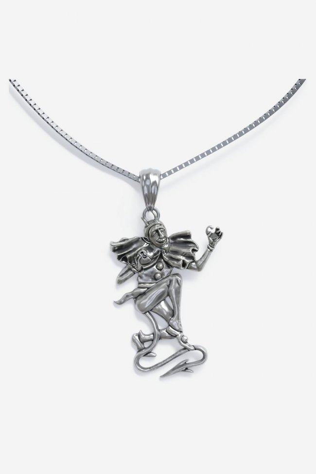 Carhartt Playing Cards Pendant - Silver