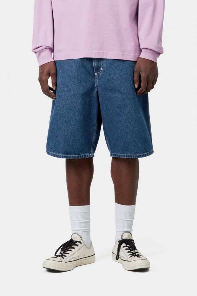 Carhartt Simple Short - Blue, Stone washed