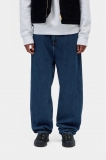 Carhartt Aaron Pant - Blue, Stone washed