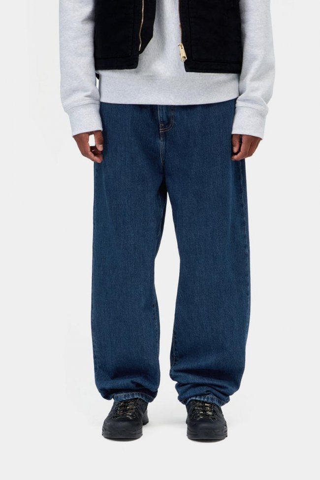 Carhartt Aaron Pant - Blue, Stone washed Carhartt Aaron Pant - Blue, Stone washed