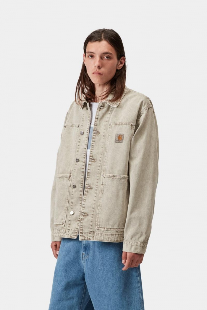 Carhartt OG Double Front Jacket - Opuntia, Chalk wash