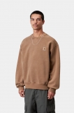 Carhartt Vista Sweatshirt - WIP H Brown, Garment dyed Carhartt Vista Sweatshirt - WIP H Brown, Garment dyed