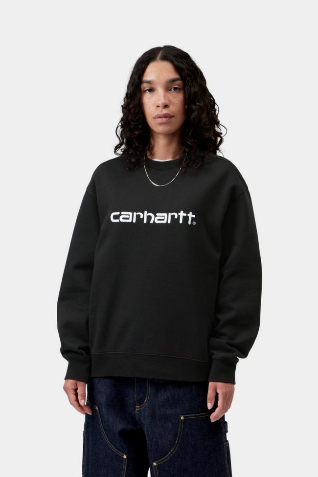 Carhartt Sweatshirt - Black / White