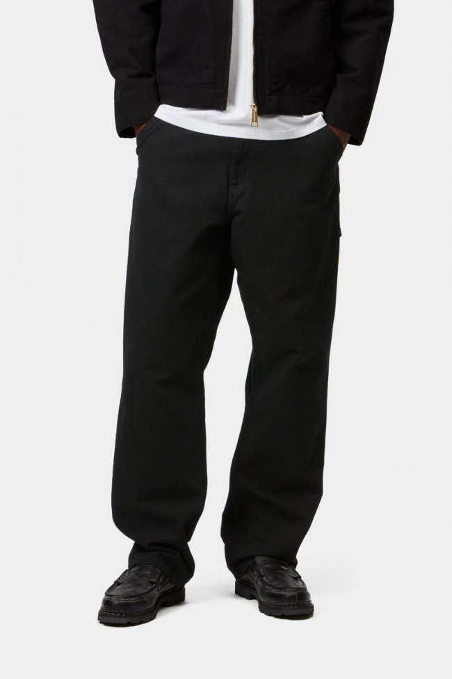 Carhartt Single Knee Pant - Black, Rinsed