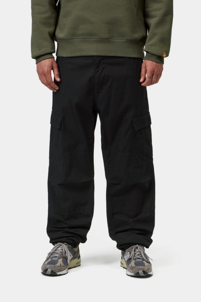 Carhartt Aviation Pant - Black, Rinsed