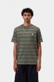 Carhartt S/S Bronson T-Shirt - Bronson Stripe, Cypress