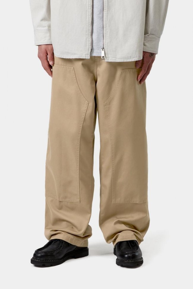 Carhartt Brady Double Knee Chino Pant - Leather, Rinsed Carhartt Brady Double Knee Chino Pant - Leather, Rinsed