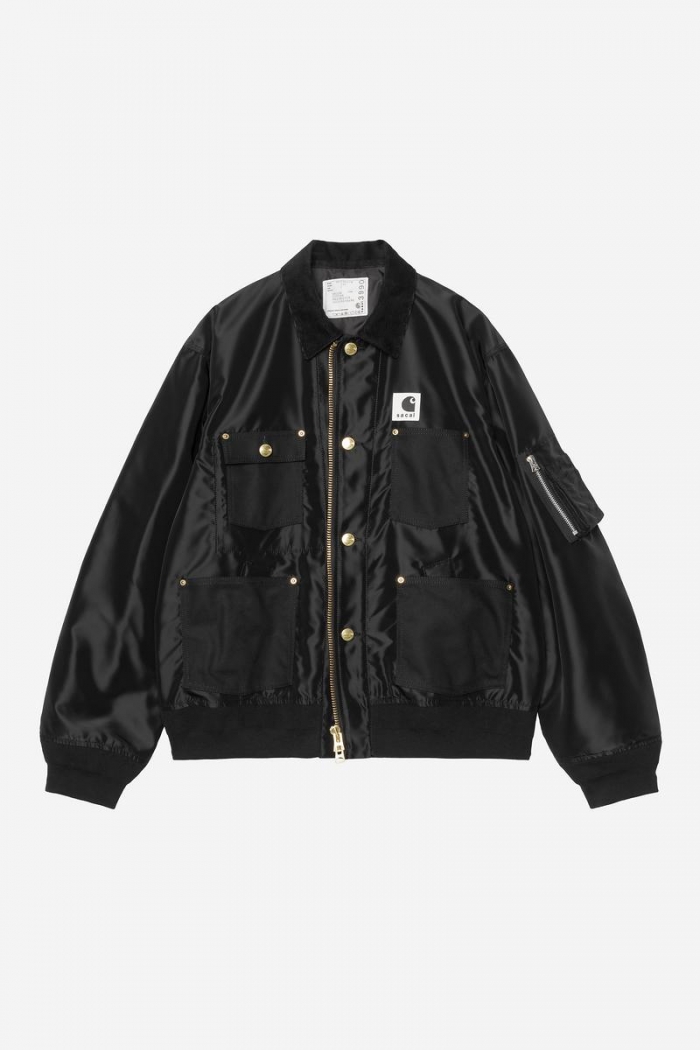 Carhartt sacai x Carhartt WIP Nylon Twill Duck Blouson - Sacai Black