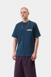 Carhartt S/S University Script T-Shirt - Blue River / White