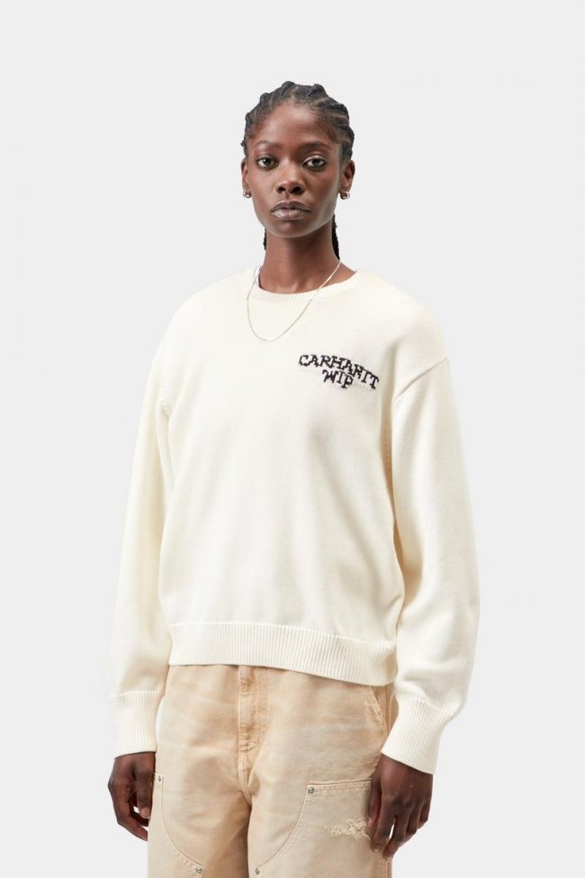 Carhartt Hugging Cats Sweater - Wax / Black Carhartt Hugging Cats Sweater - Wax / Black