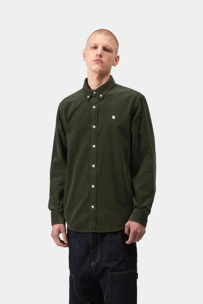 Carhartt L/S Madison Fine Cord Shirt - Opuntia / Wax
