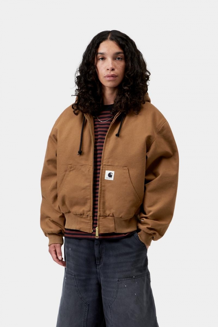 Carhartt OG Active Jacket (Winter) - WIP H Brown, Rinsed