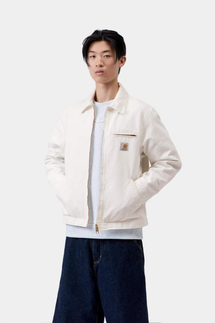 Carhartt Detroit Jacket (Summer) - Wax / Wax, Rinsed