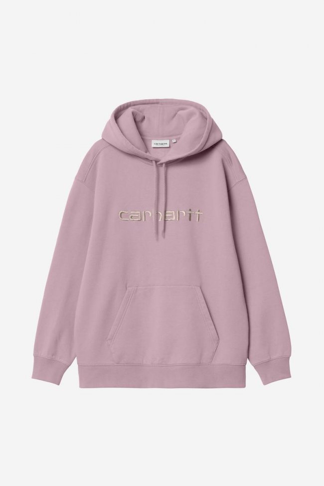 Carhartt Hooded Carhartt Sweatshirt - Gentle Pink / Cinnerus