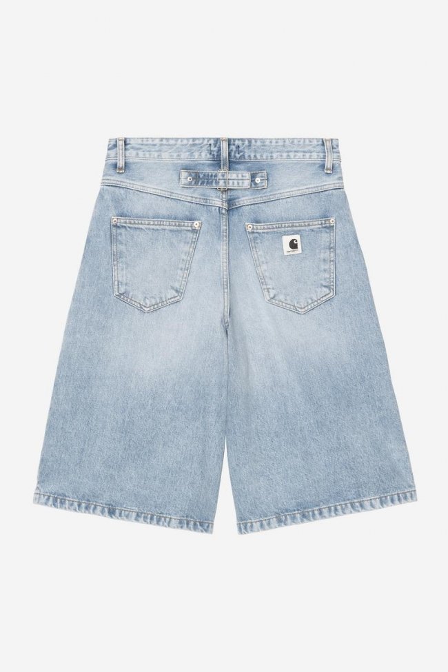 Carhartt Belmont Short - Blue, Heavy worn bleached