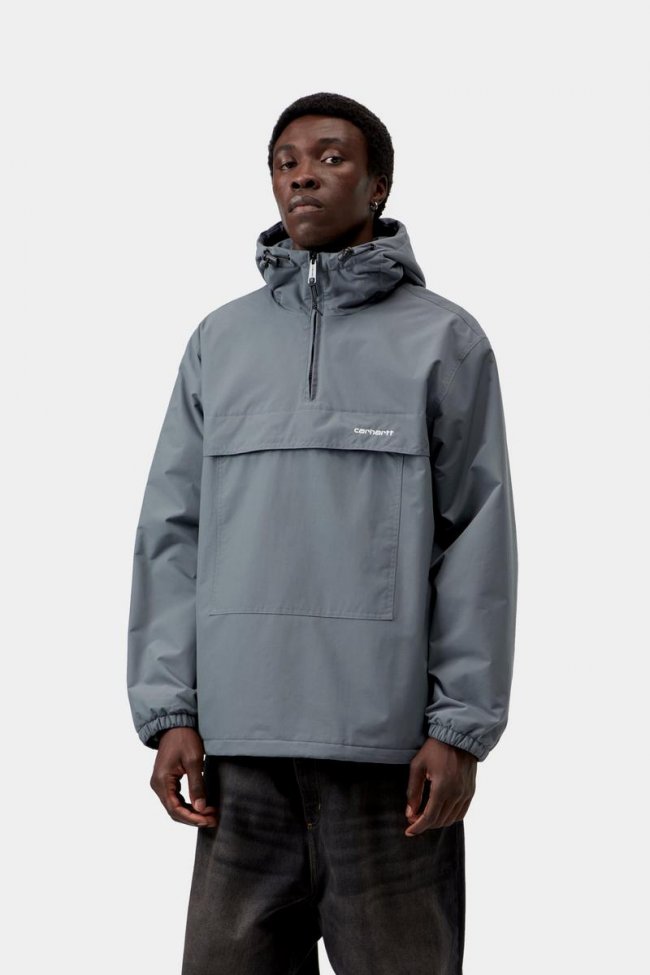 Carhartt Windbreaker Pullover (Winter) - Styx / White