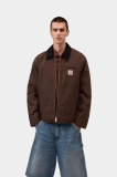 Carhartt Detroit Jacket (Winter) - Tobacco / Black, Rigid